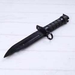 Cuchillo táctico M9 Airsoft – Réplica de combate militar negro
