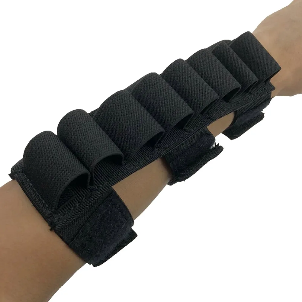 Soporte de carcasa de escopeta en uso