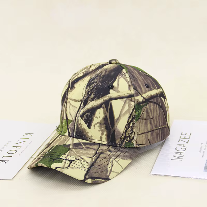 Diferentes patrones de camuflaje de la gorra
