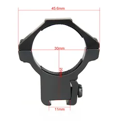 Canis Latrans Montura táctica para visor airsoft sobre carril