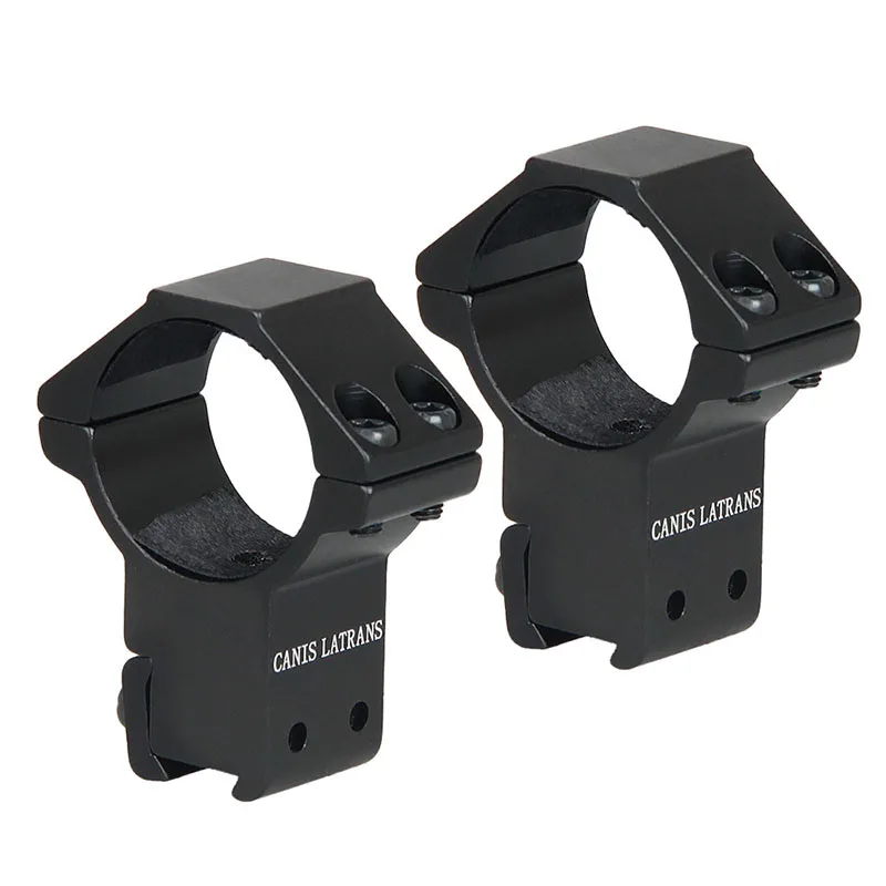Soporte táctico negro para mira telescópica de 30 mm