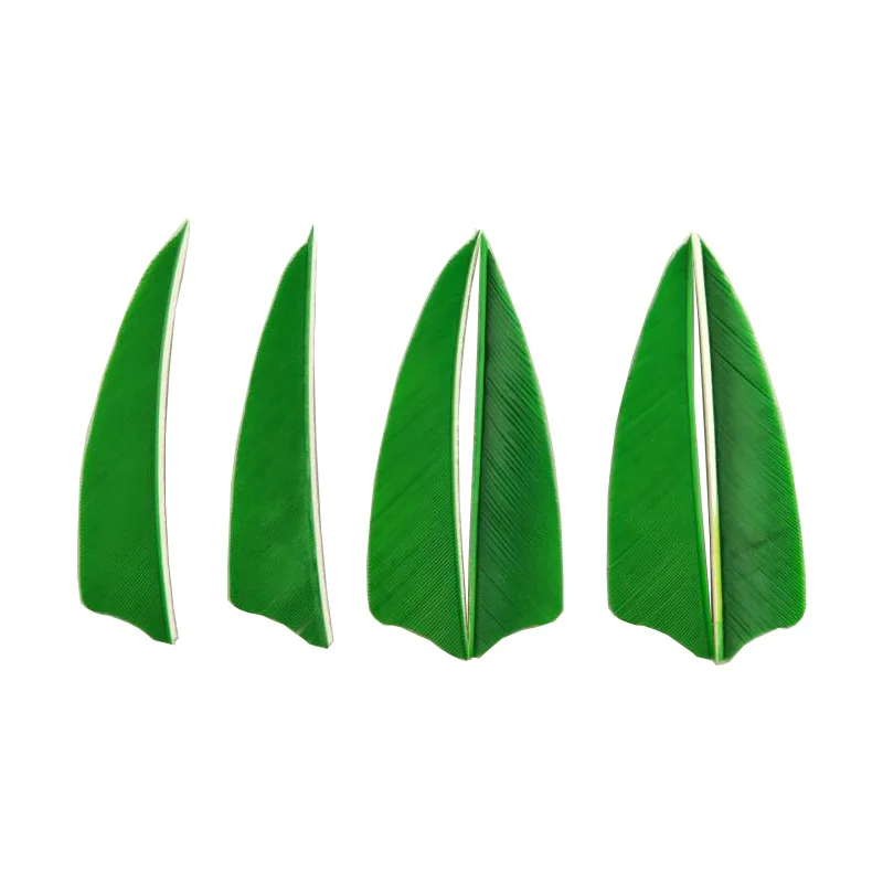 Sharrow pluma pavo 3″ flecha tiro arco - imagen 2