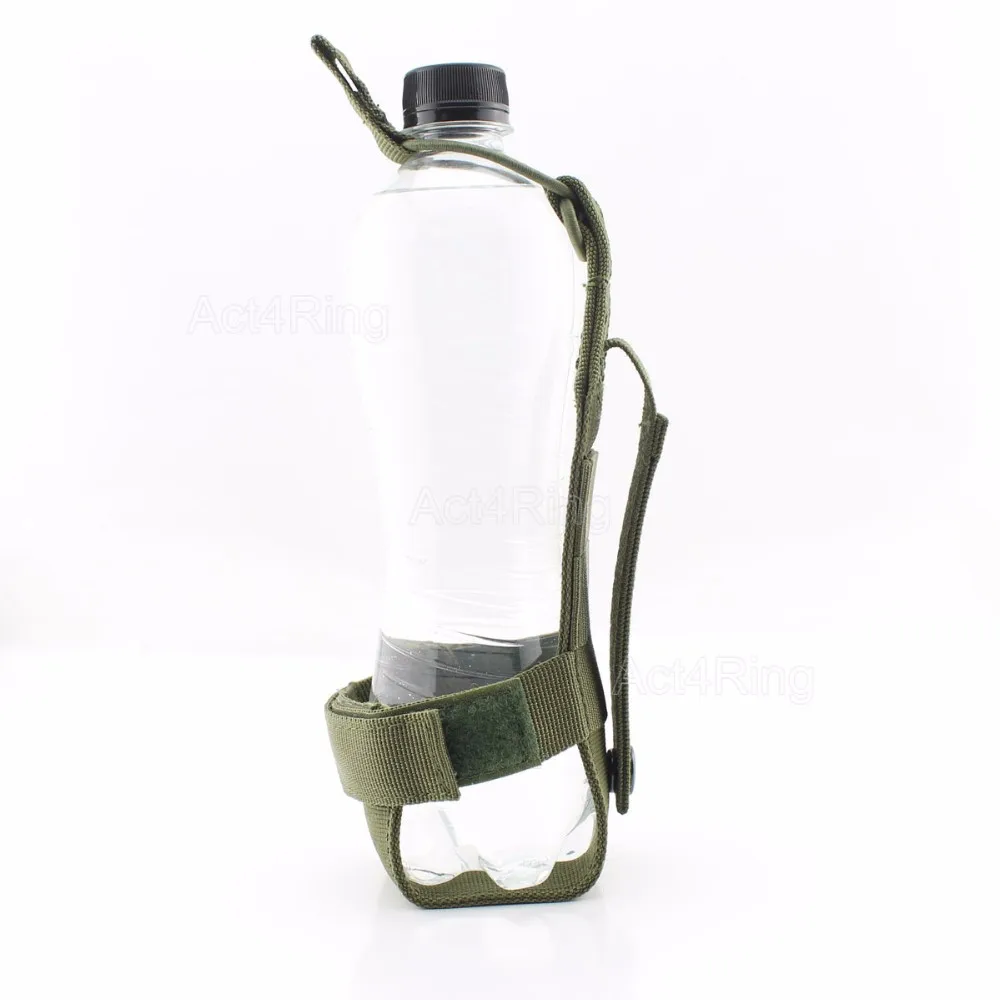 Portabotellas táctico MOLLE ripstop – Soporte militar woodland - imagen 4