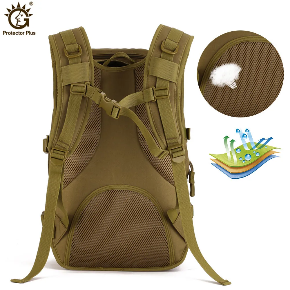 Mochila táctica MOLLE 900D ripstop nylon – Sistema modular - imagen 4