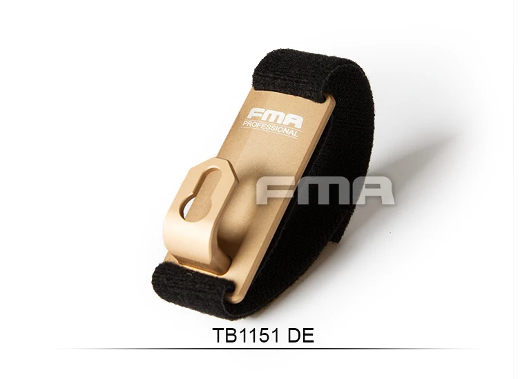 Hebilla de conexión FMA TB1151 en color negro mostrando detalle del mecanismo de cierre