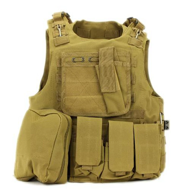 Chaleco táctico Ciras MOLLE portador de placas Airsoft y caza - imagen 4