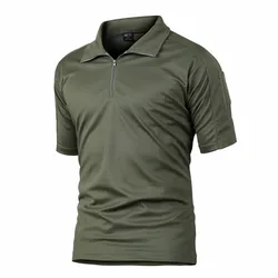 Camisa táctica manga corta camuflaje hombre mujer secado rápido