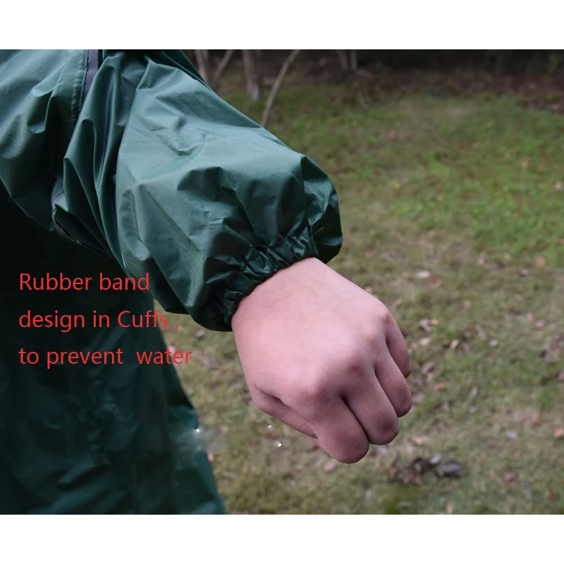 Poncho impermeable ultraligero de silicona para senderismo y pesca - imagen 2