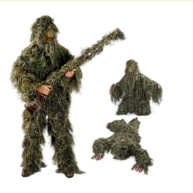 Muestra del camuflaje en vegetación