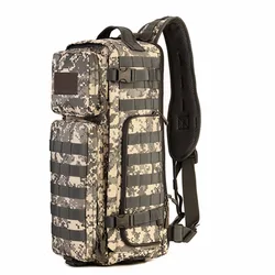 Mochila táctica MOLLE de pecho con alta capacidad para exterior