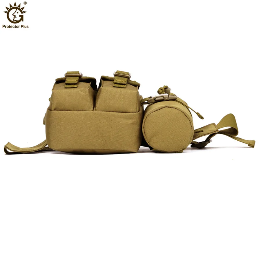 Riñonera táctica MOLLE militar con eslinga para exterior y caza