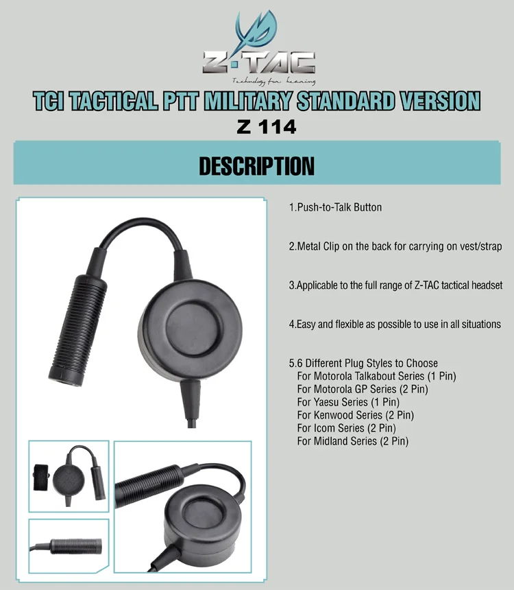 Variantes de conectores PTT