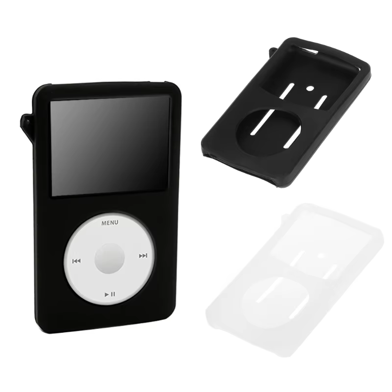 Funda de silicona negra para iPod Classic