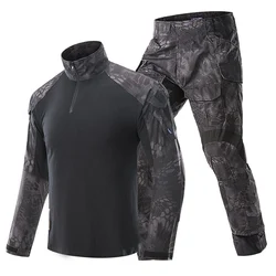 Conjunto táctico ripstop MOLLE – Chaqueta y pantalón Airsoft campo