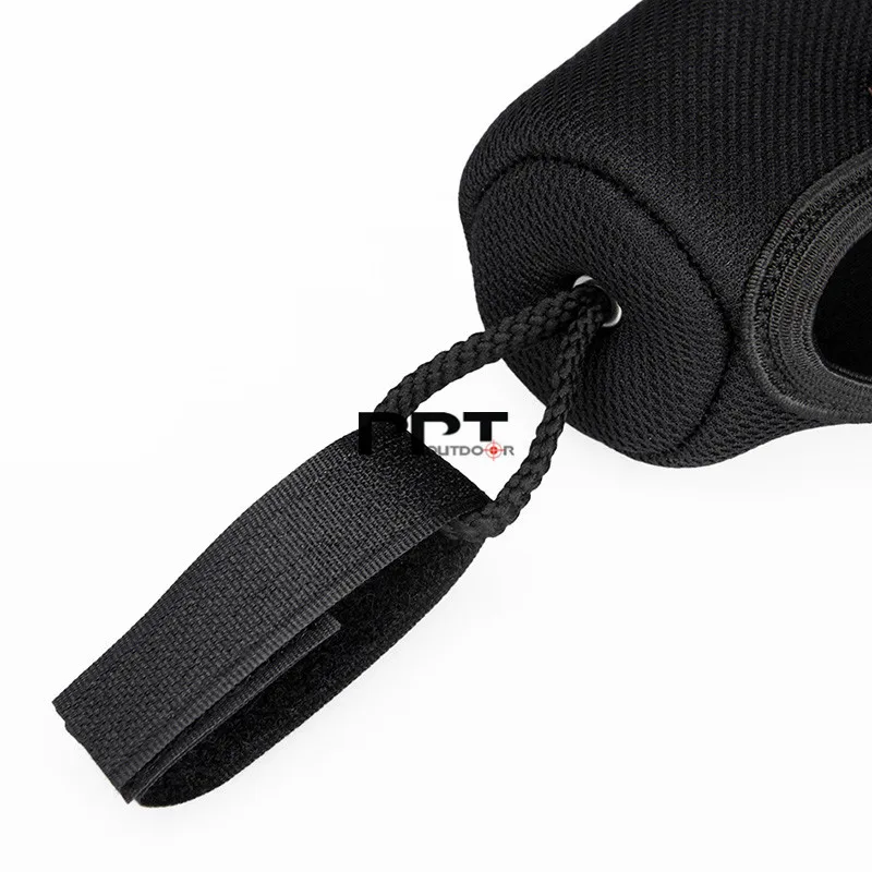 Funda de alcance rifle neopreno PPT negra para mira telescópica - imagen 3