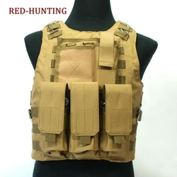 Chaleco táctico camuflaje militar – Caza y Airsoft