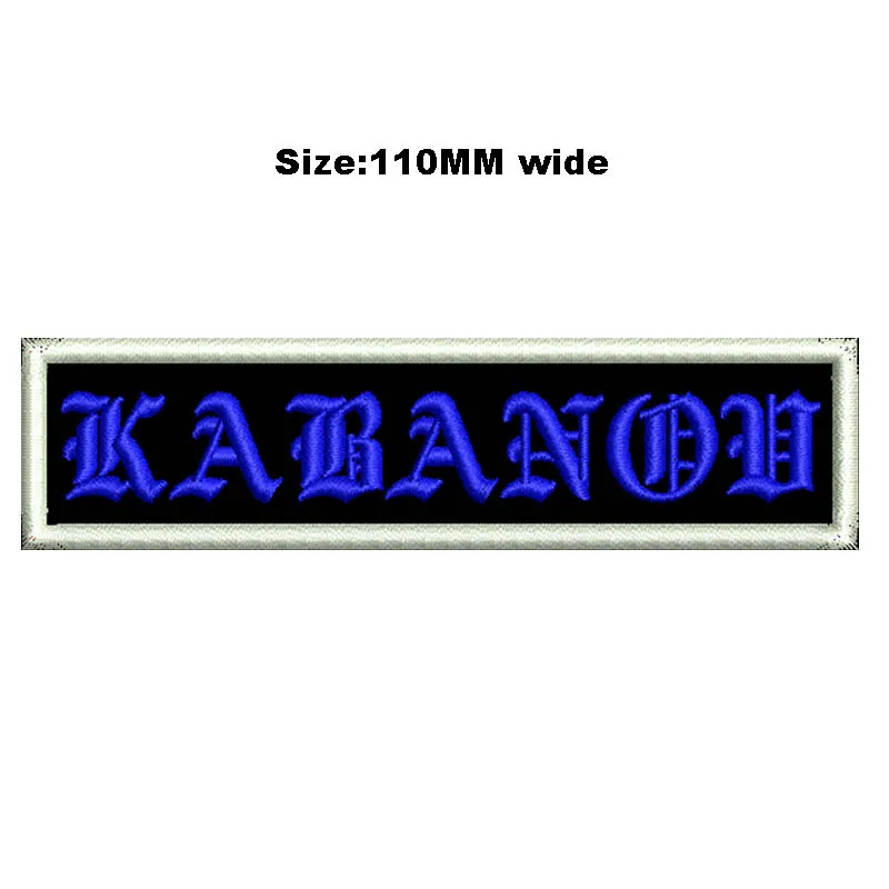 Parche bordado nombre personalizado para chaleco y moto motero - imagen 5