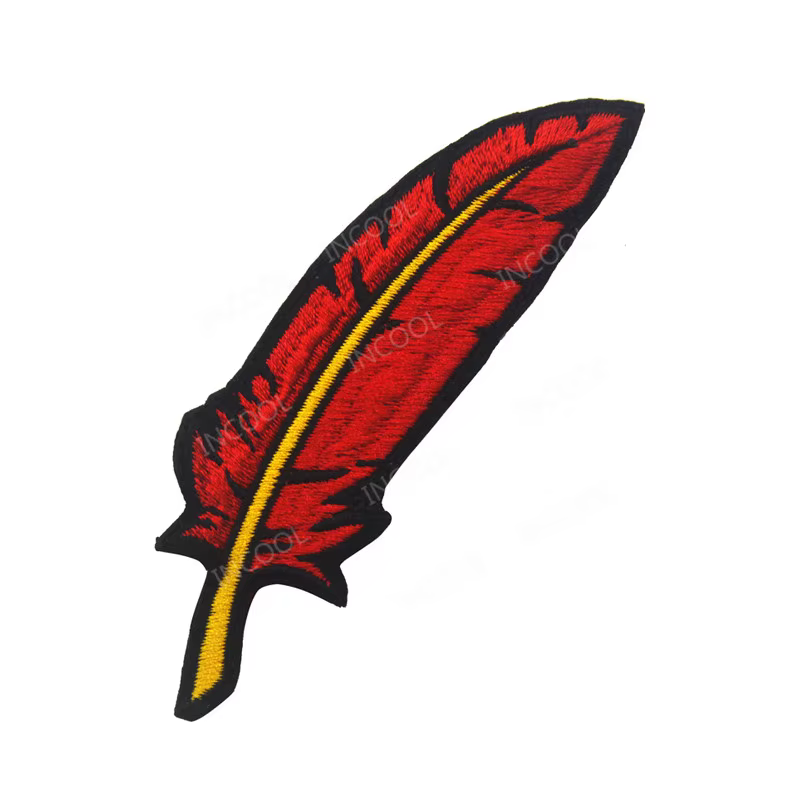 Parche táctico militar bordado plumas multicolor con bandera EE. UU. - imagen 5