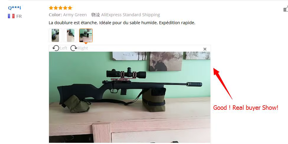 Ejemplo de ajuste con velcro