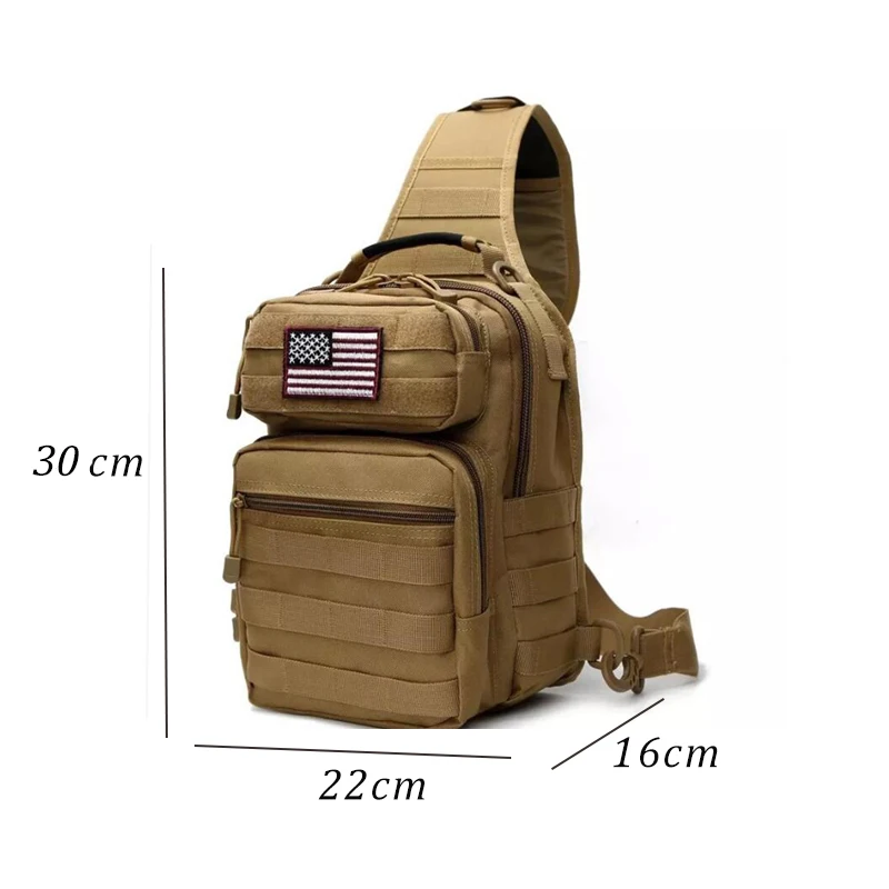 Mochila táctica MOLLE pecho hombre – Senderismo y outdoor - imagen 3
