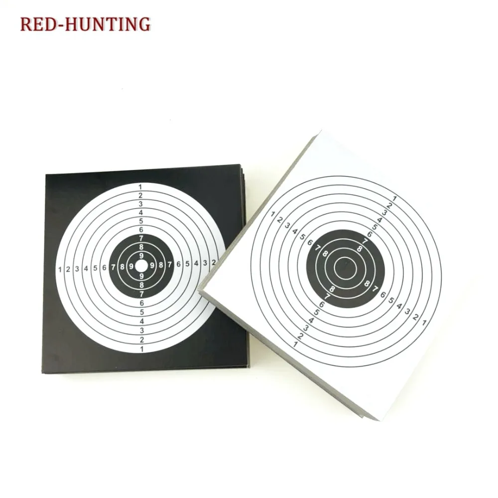 Targets de tiro adhesivos negro blanco – Alta calidad rifle pistola - imagen 3