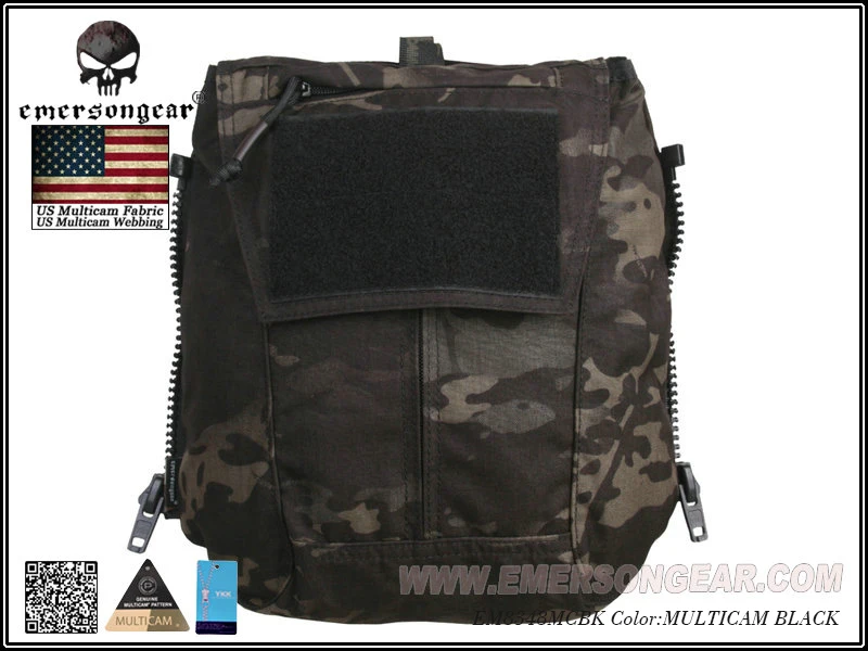 Emersongear pouch táctico Zip-On panel MOLLE compatible AVS JPC CPC - imagen 3