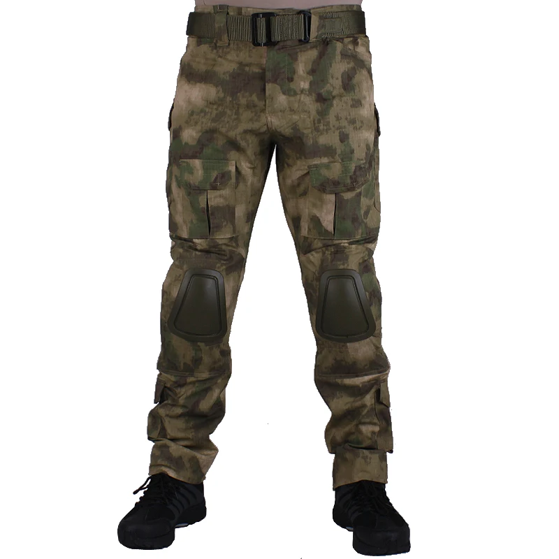 Uniforme combate BDU verde woodland con coderas y rodilleras - imagen 2