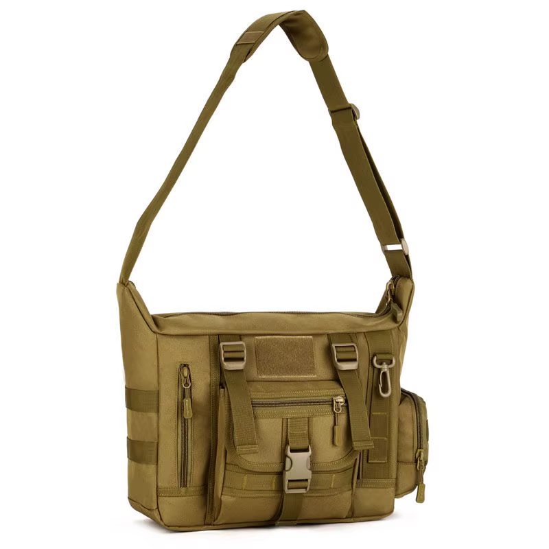 Bandolera táctica MOLLE porta documentos A4 y laptop - imagen 3