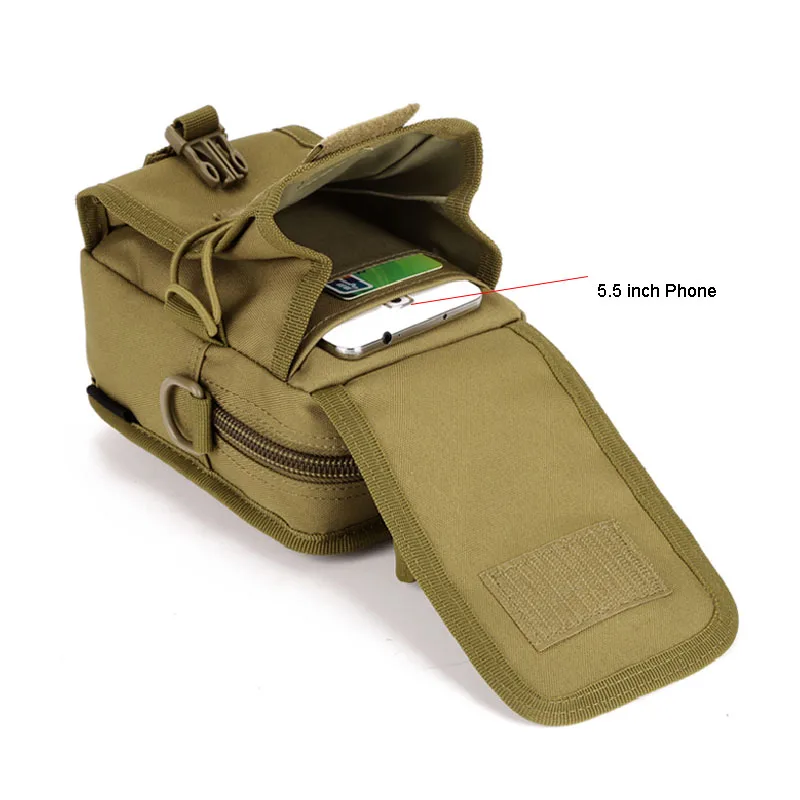Riñonera táctica MOLLE impermeable – Organizador de nailon outdoor - imagen 2