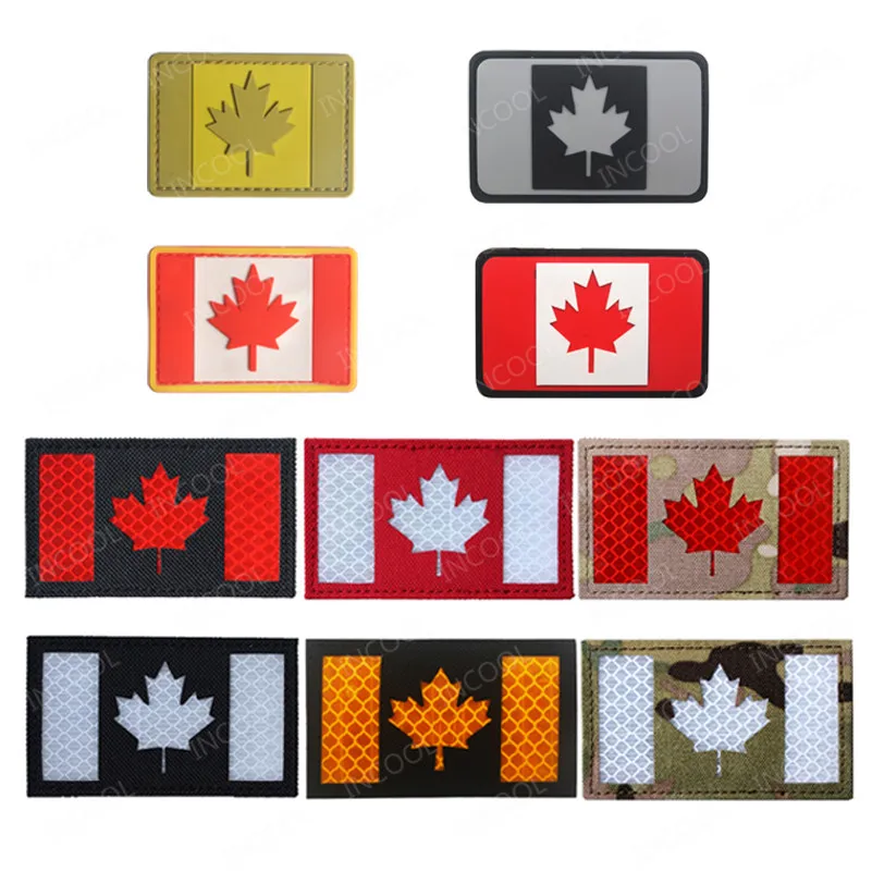 Parche bordado Canadá hoja arce – Aplique goma para chaqueta o mochila - imagen 3