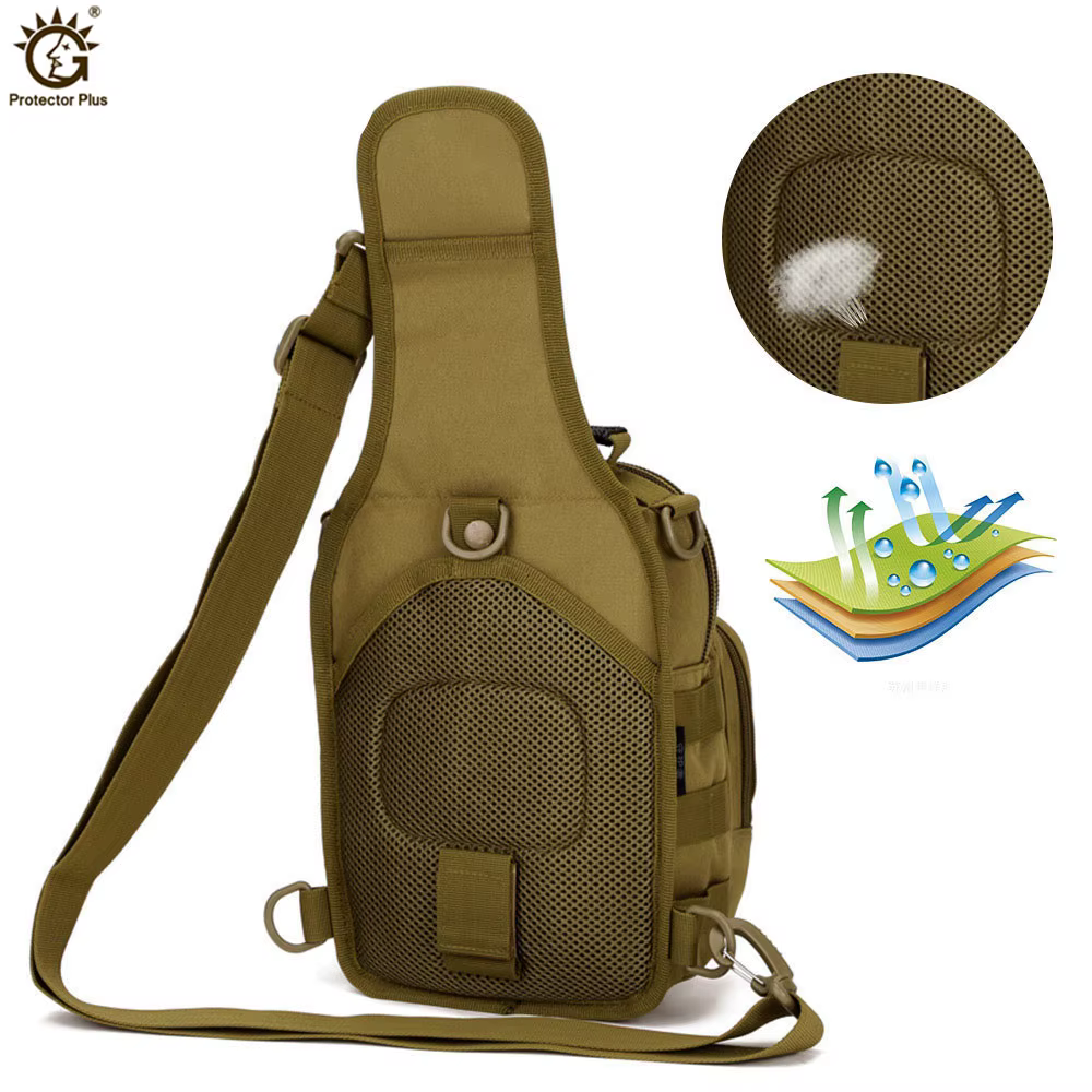 Bolsa pecho táctica MOLLE ripstop modular para chaleco - imagen 3