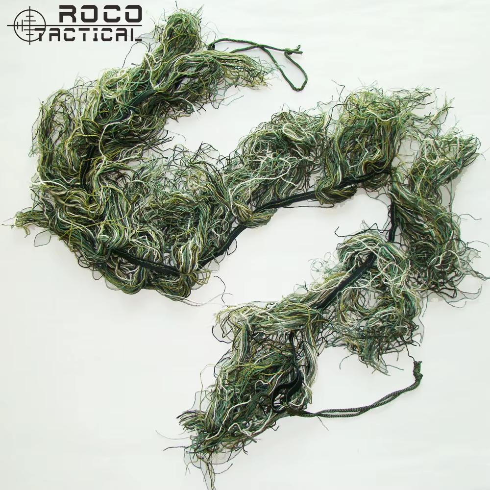 Envoltura elástica Ghillie para rifle francotirador camuflaje - imagen 3
