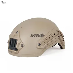 PPT casco táctico CP AT con montura NVG y carril Picatinny