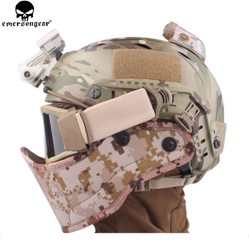 EMERSONGEAR Soporte montage casco negro – Airsoft táctico - imagen 2