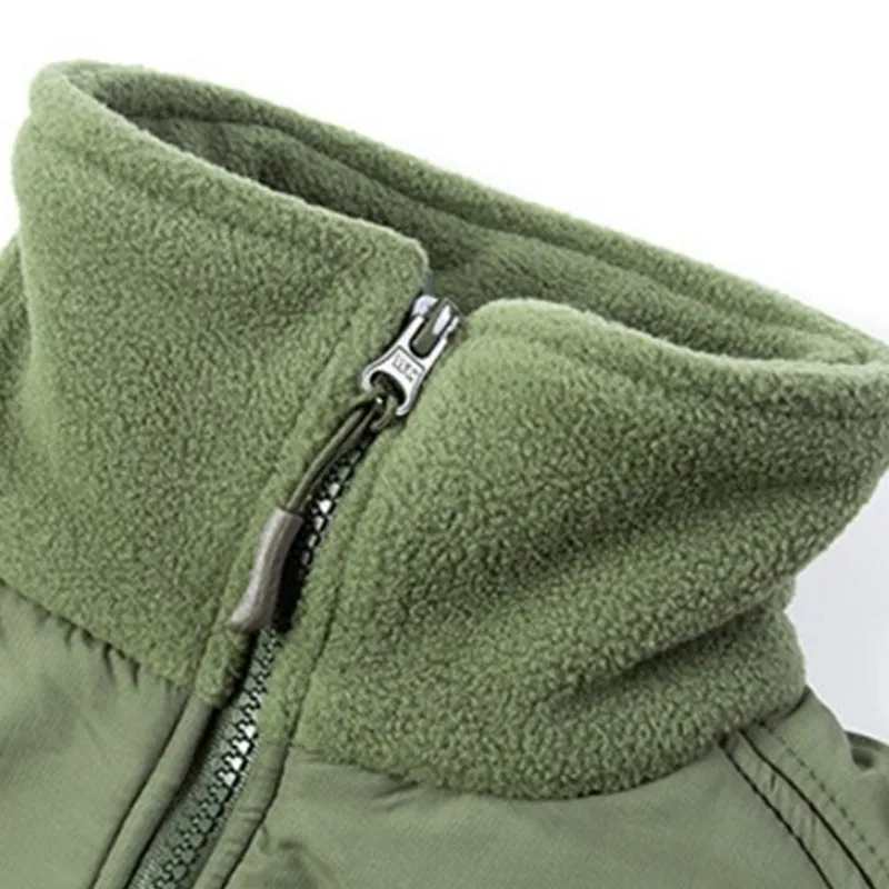 Chaqueta táctica militar de lana para hombre - imagen 3