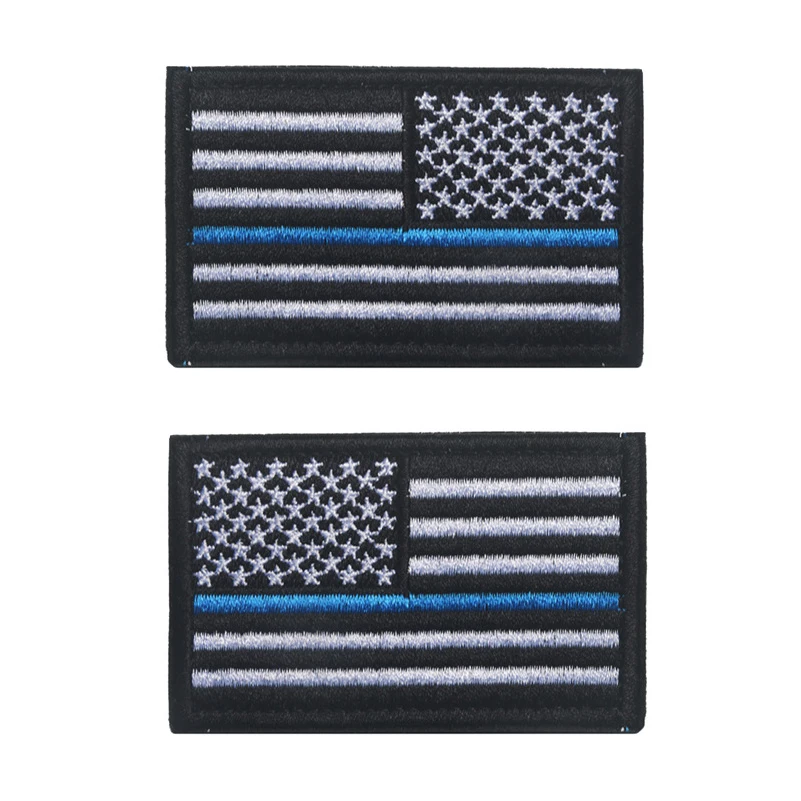 Parche táctico americano bordado con velcro – Izquierda y derecha - imagen 2