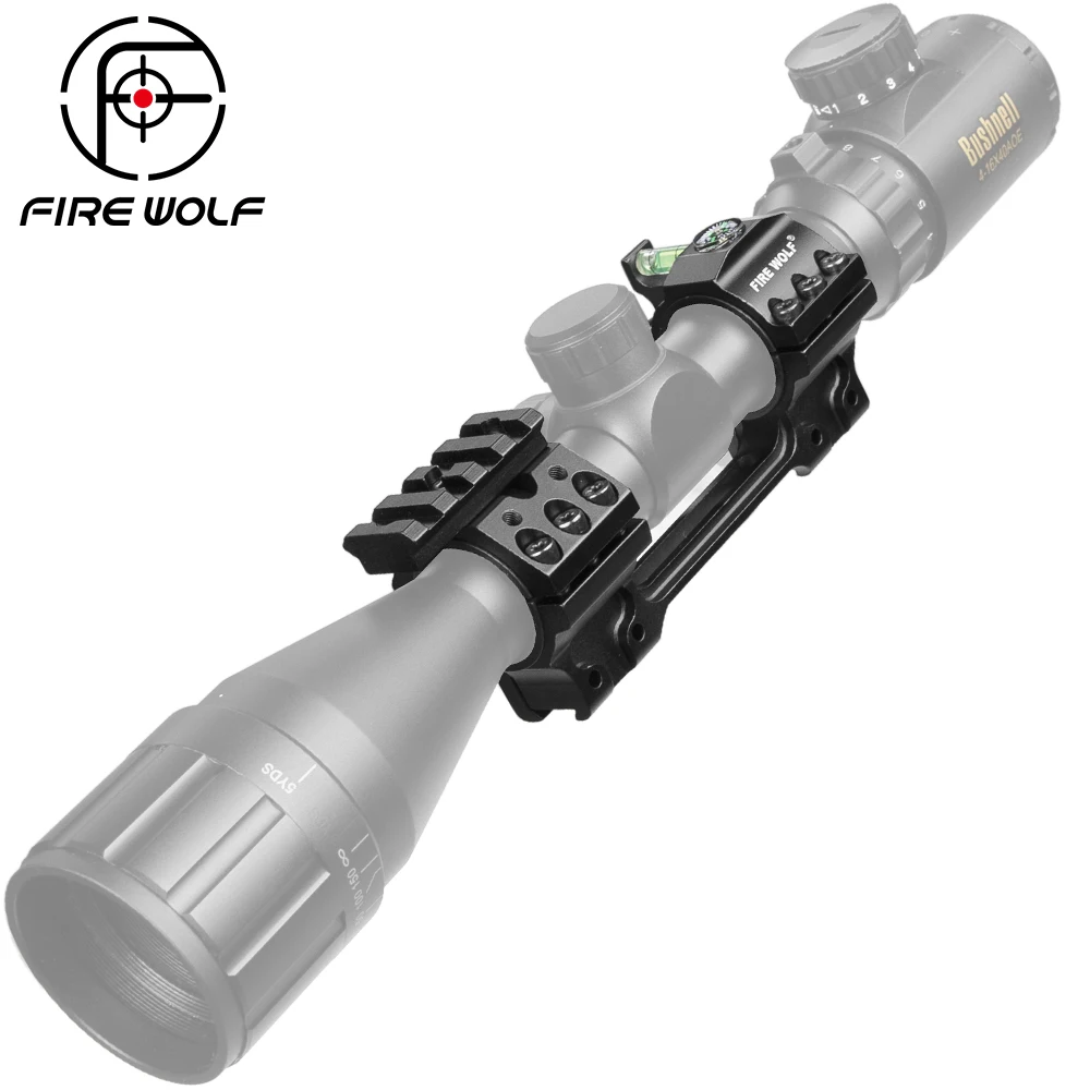 Montura doble anillo rifle nivel burbuja – Picatinny 11mm
