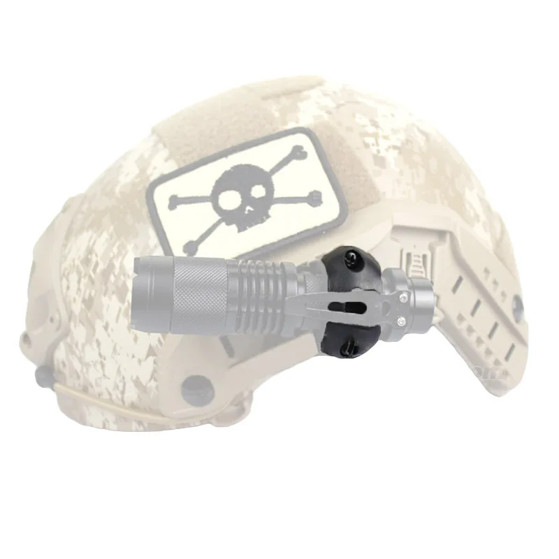 VULPO Adaptador clip de montaje para linterna en casco Picatinny MICH - imagen 4