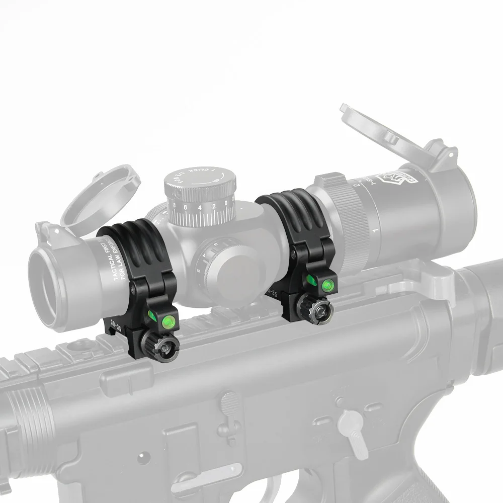 Canis Latrans mira telescópica táctica para rifle con nivel de burbuja - imagen 3