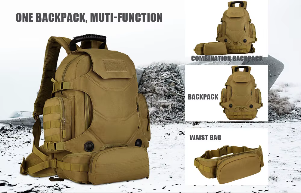 Mochila tácticavista frontal
