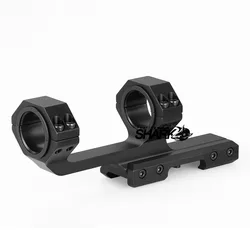 PPT Tactical montura de visor aluminio para rifle con anillas