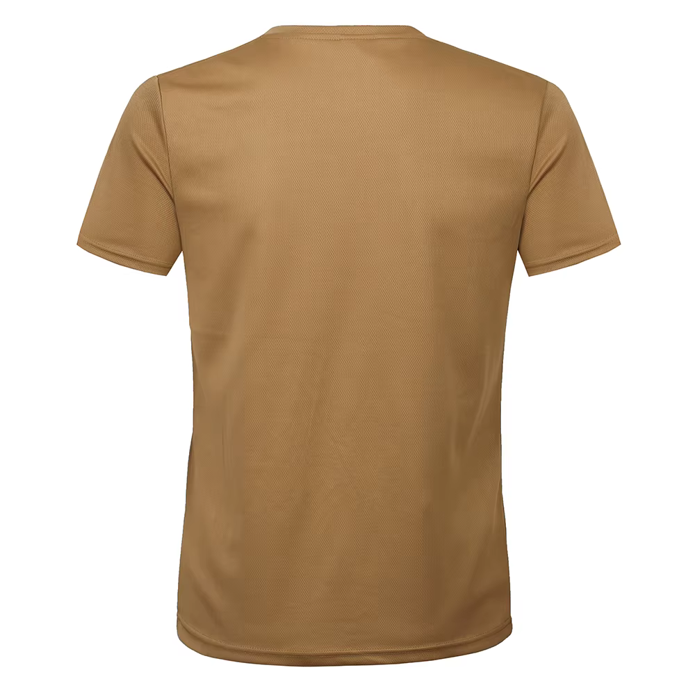 Camiseta táctica de secado rápido y transpirable verde coyote - imagen 3