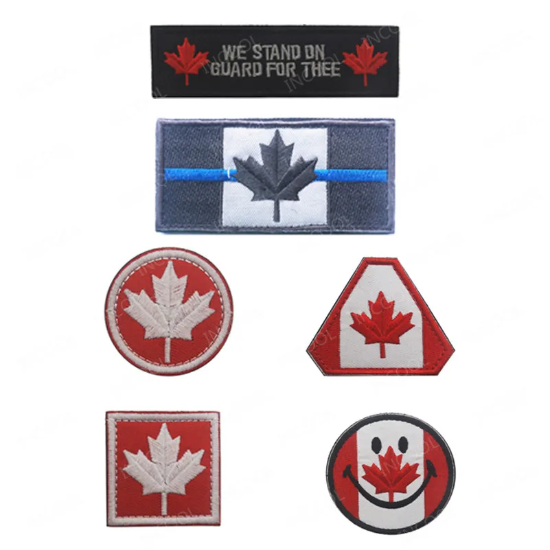 Parche bordado Canadá hoja arce – Aplique goma para chaqueta o mochila - imagen 2