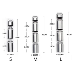 Pastillero EDC estanco de acero inoxidable