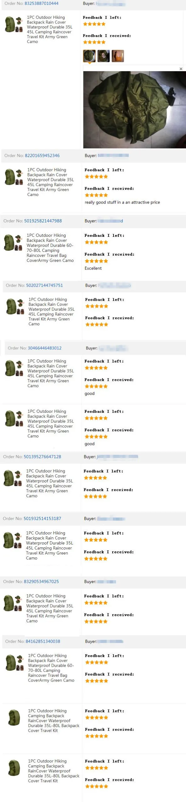 Mochila NANFOO desplegada mostrando el interior y las correas