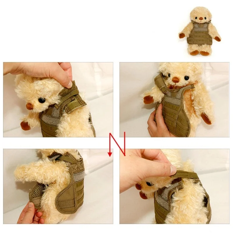 Chaleco de caza con bolsillo para bebida