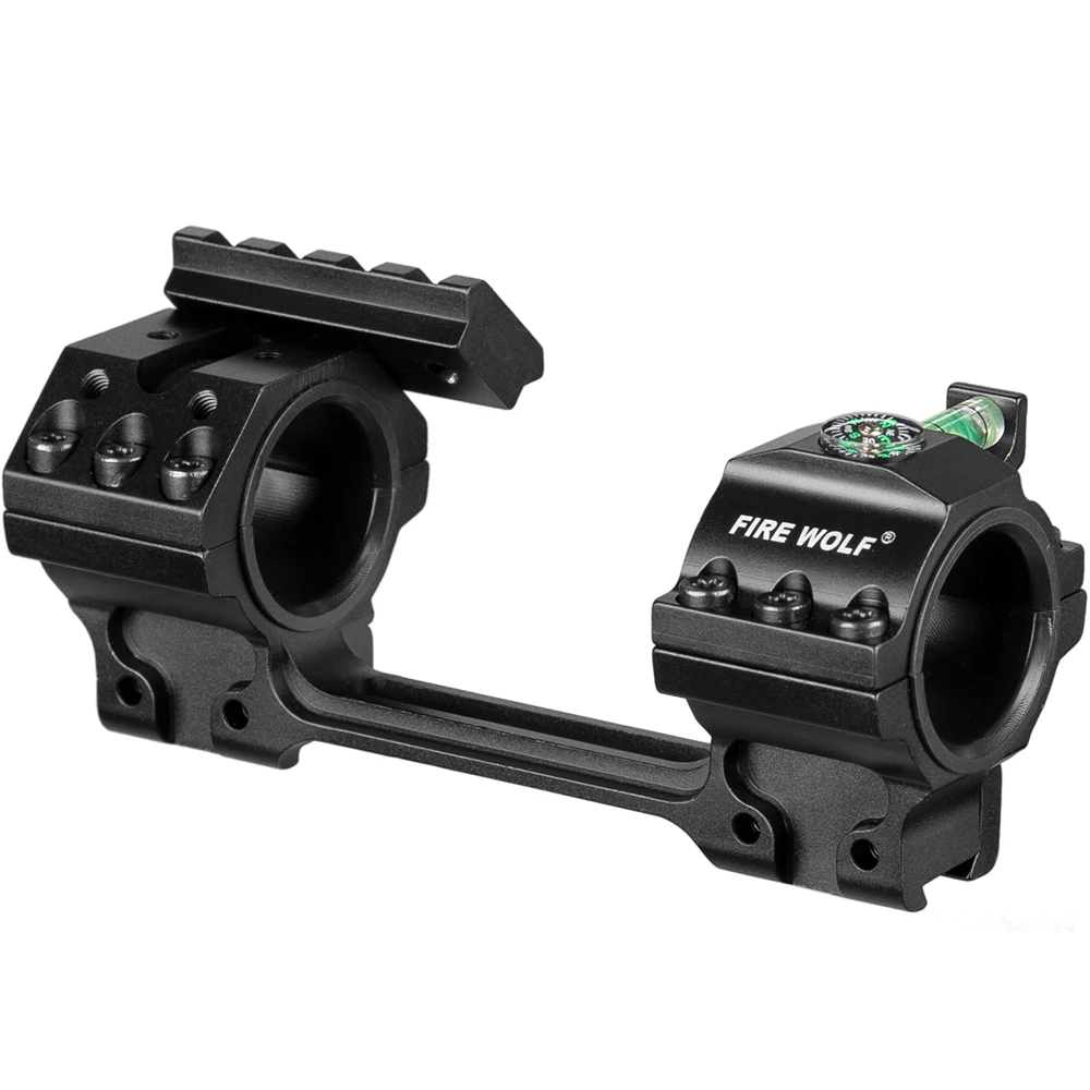 Montura doble anillo rifle nivel burbuja – Picatinny 11mm - imagen 4