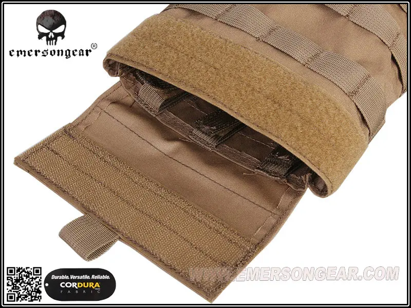Bolsa de hidratación táctica para mochila airsoft combate coyote - imagen 5