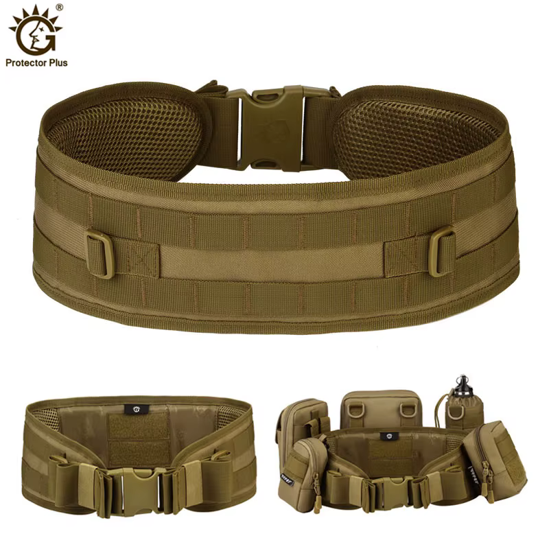 Cinturón táctico MOLLE para exteriores – equipo CS de cintura ancha - imagen 2