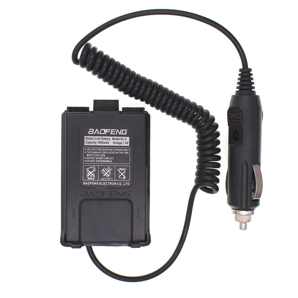Vista del adaptador para coche